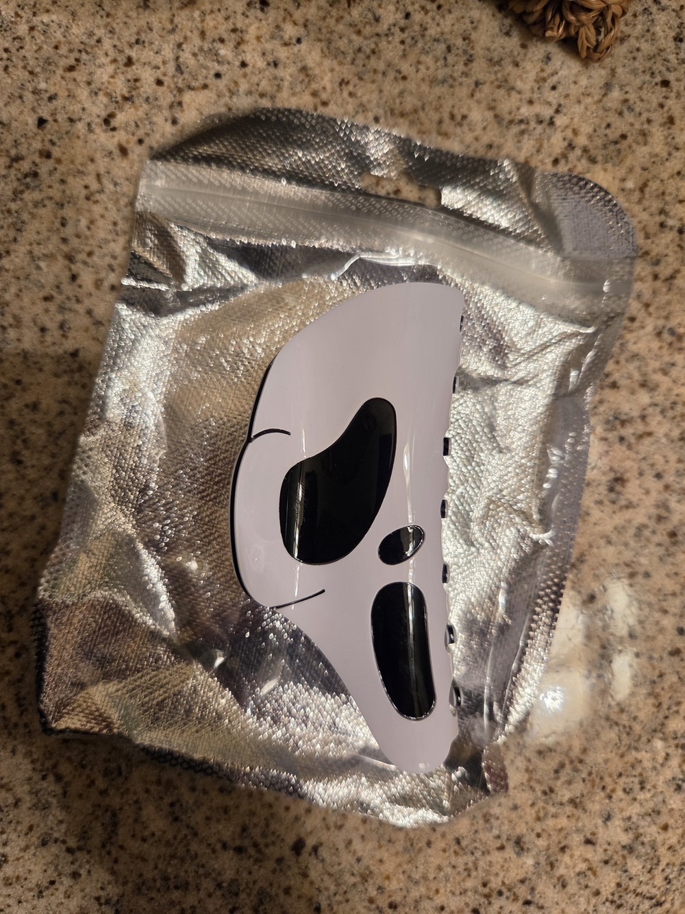 Ghost face hair clip